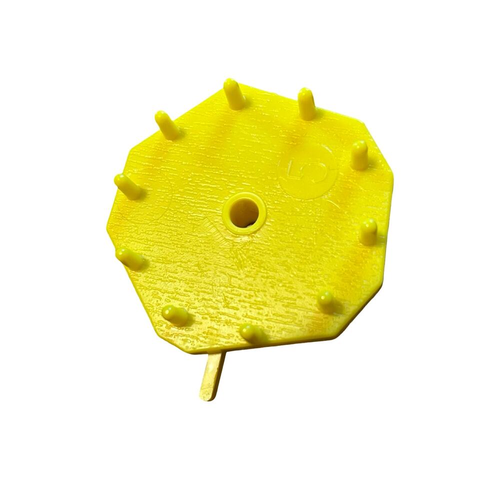 Mouse Trap 1994 Game Milton Bradley Gear 5 Yellow ONLY Replacement Piece